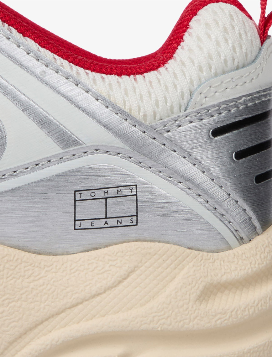 Tommy Hilfiger Archive 97 Metallic Kadın Gri Sneaker Tommy Hilfiger Archive 97 Metallic Kadın Gri Sneaker