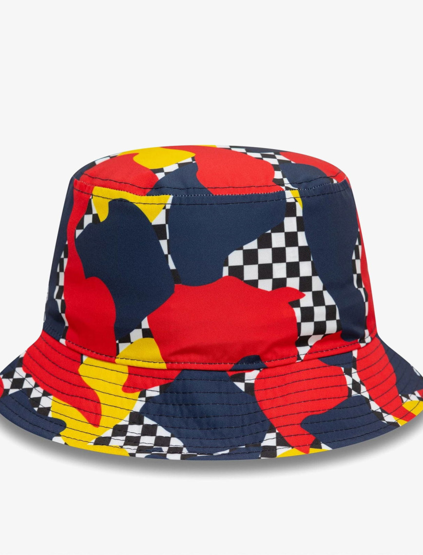 New Era Red Bull Racing Abstract Bucket Unisex Renkli Şapka New Era Red Bull Racing Abstract Bucket Unisex Renkli Şapka