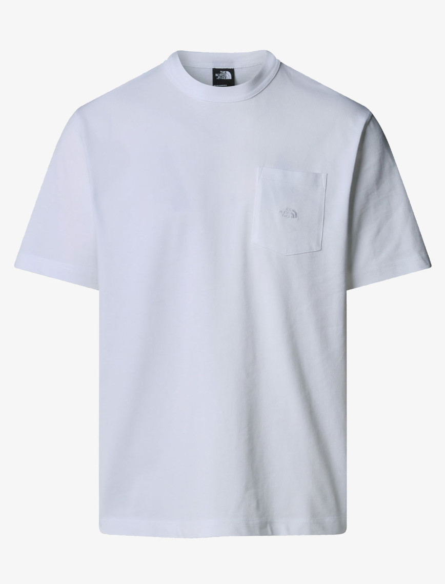 The North Face Dome Relaxed Pocket Erkek Beyaz T-Shirt