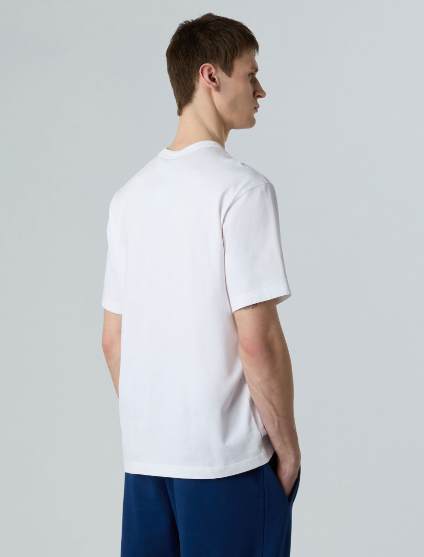 The North Face Dome Relaxed Pocket Erkek Beyaz T-Shirt