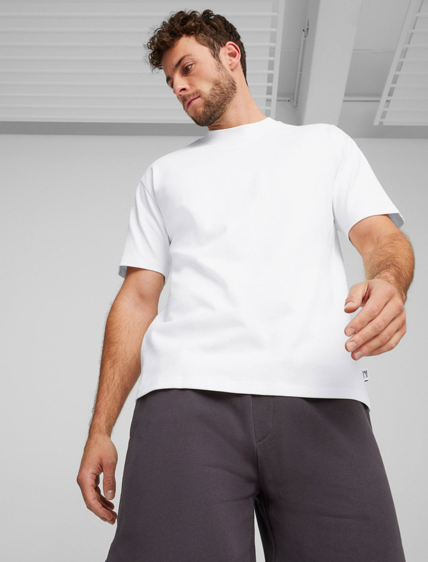 Puma Mmq Erkek Beyaz T-Shirt Puma Mmq Erkek Beyaz T-Shirt