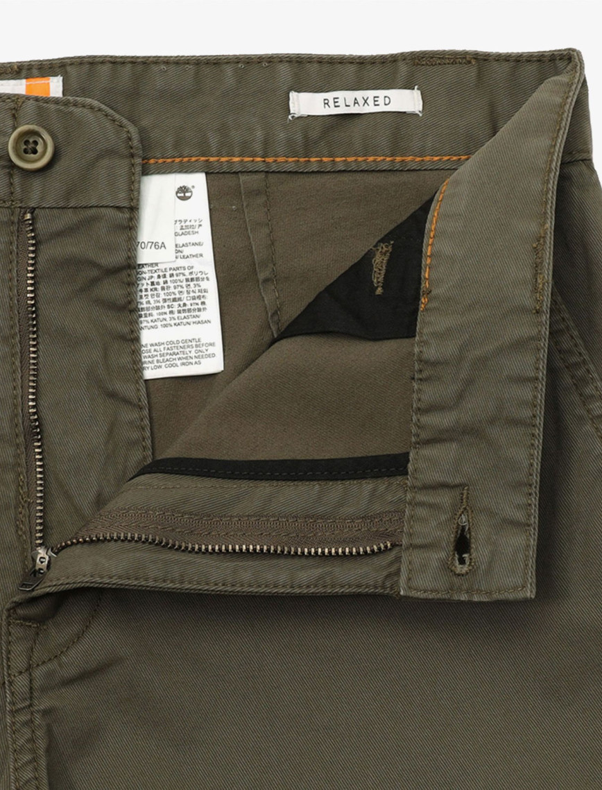 Timberland Brookline Twill Cargo Erkek Haki Pantolon Timberland Brookline Twill Cargo Erkek Haki Pantolon