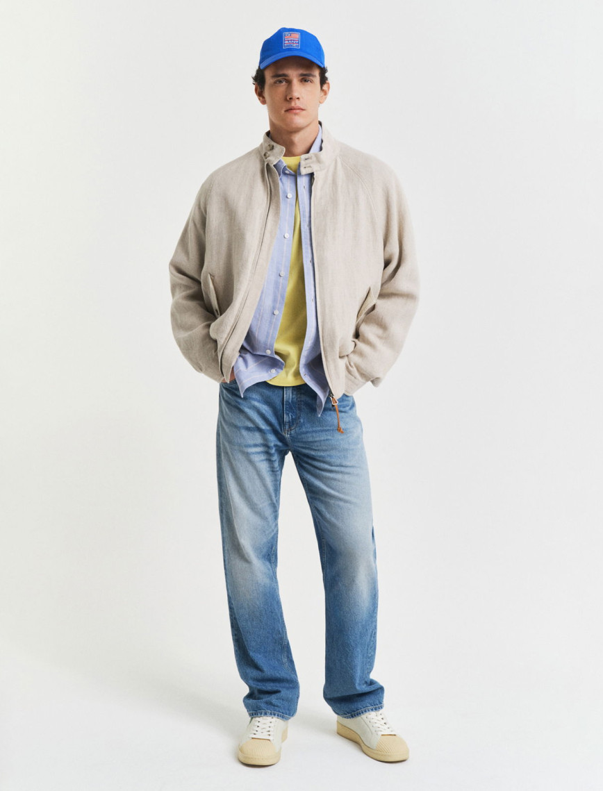 GANT Erkek Sarı Regular Fit Bisiklet Yaka T-Shirt GANT Erkek Sarı Regular Fit Bisiklet Yaka T-Shirt