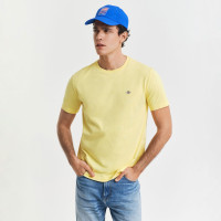 GANT Erkek Sarı Regular Fit Bisiklet Yaka T-Shirt GANT Erkek Sarı Regular Fit Bisiklet Yaka T-Shirt