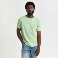 GANT Erkek Yeşil Regular Fit Bisiklet Yaka T-Shirt GANT Erkek Yeşil Regular Fit Bisiklet Yaka T-Shirt
