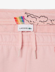 Lacoste Çocuk Desenli Pembe Şort Lacoste Çocuk Desenli Pembe Şort