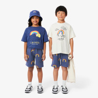 Lacoste Çocuk Desenli Lacivert Şort Lacoste Çocuk Desenli Lacivert Şort