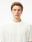 Lacoste Classic Erkek Bisiklet Yaka Beyaz T-Shirt Lacoste Classic Erkek Bisiklet Yaka Beyaz T-Shirt