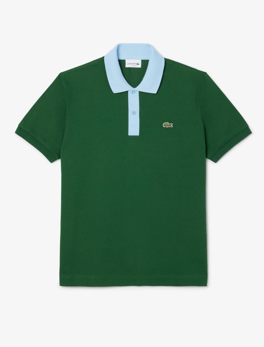Lacoste L.12.12 Erkek Classic Fit Yeşil Polo Lacoste L.12.12 Erkek Classic Fit Yeşil Polo