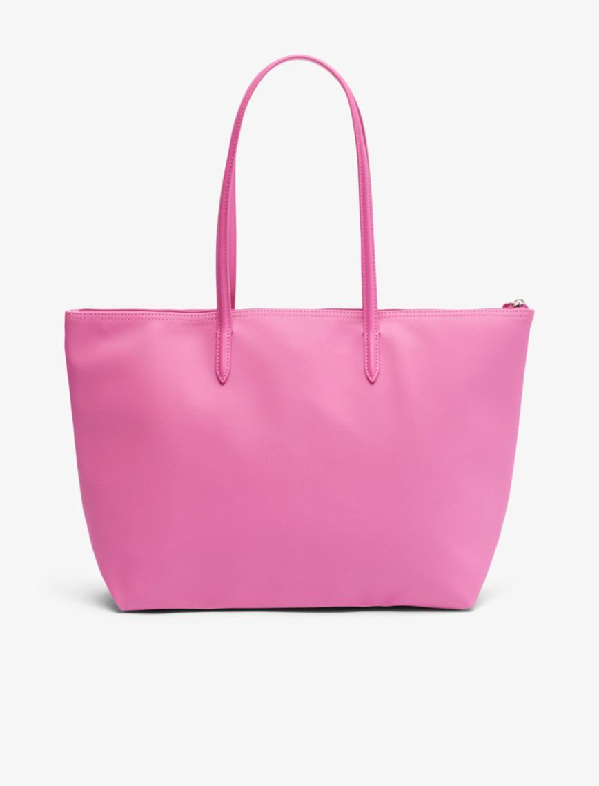 Lacoste Large L.12.12 Kadın Pembe Omuz Çantası Lacoste Large L.12.12 Kadın Pembe Omuz Çantası