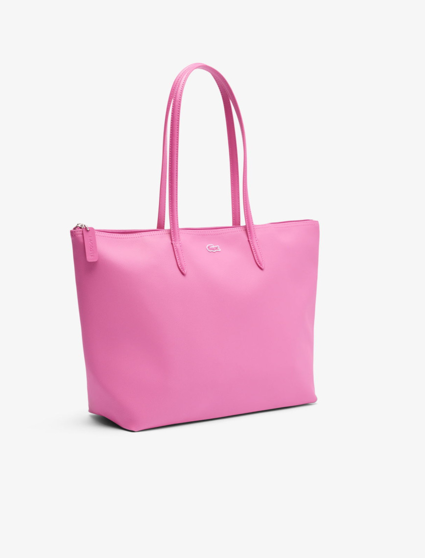 Lacoste Large L.12.12 Kadın Pembe Omuz Çantası Lacoste Large L.12.12 Kadın Pembe Omuz Çantası
