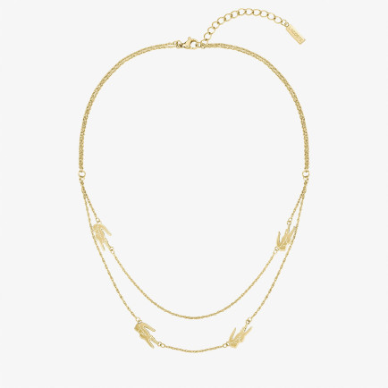 Lacoste Crocodile Kadın Sarı Kolye Lacoste Crocodile Kadın Sarı Kolye