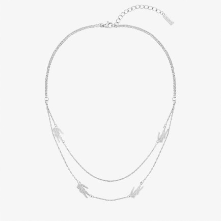 Lacoste Crocodile Kadın Gri Kolye Lacoste Crocodile Kadın Gri Kolye