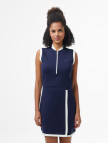 Lacoste Kadın Regular Fit Kolsuz Yarım Fermuarlı Renk Bloklu Lacivert Elbise Lacoste Kadın Regular Fit Kolsuz Yarım Fermuarlı Renk Bloklu Lacivert Elbise