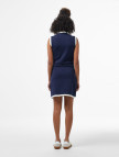 Lacoste Kadın Regular Fit Kolsuz Yarım Fermuarlı Renk Bloklu Lacivert Elbise Lacoste Kadın Regular Fit Kolsuz Yarım Fermuarlı Renk Bloklu Lacivert Elbise