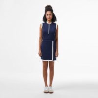 Lacoste Kadın Regular Fit Kolsuz Yarım Fermuarlı Renk Bloklu Lacivert Elbise Lacoste Kadın Regular Fit Kolsuz Yarım Fermuarlı Renk Bloklu Lacivert Elbise
