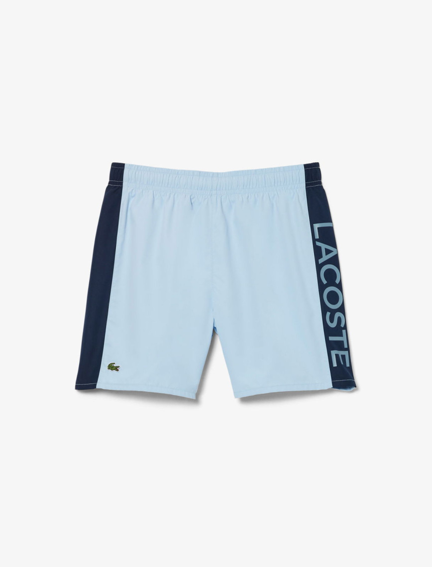 Lacoste Erkek Çocuk Renk Bloklu Mavi Mayo Lacoste Erkek Çocuk Renk Bloklu Mavi Mayo