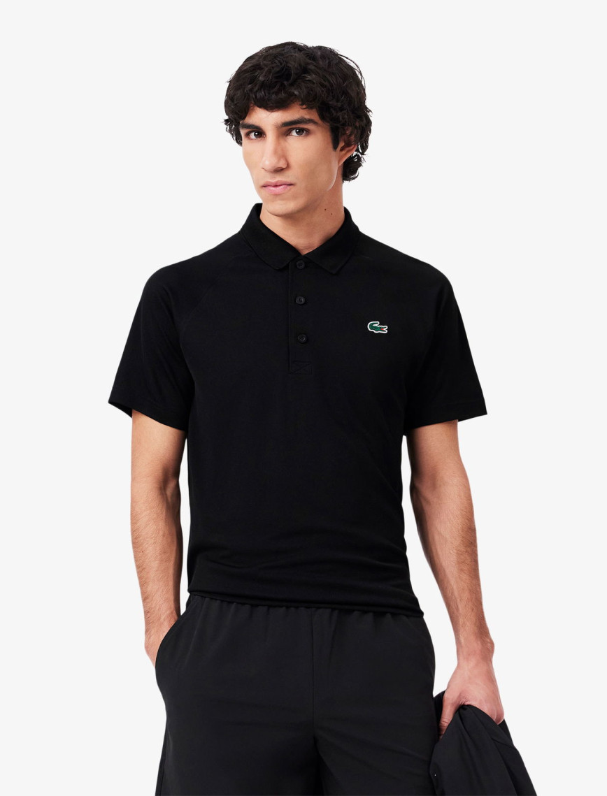Lacoste SPORT Erkek Regular Fit Siyah Polo Lacoste SPORT Erkek Regular Fit Siyah Polo