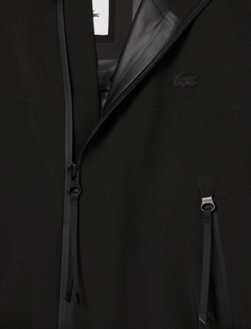 Lacoste Kadın Oversize Fit Kapüşonlu Siyah Trençkot Lacoste Kadın Oversize Fit Kapüşonlu Siyah Trençkot