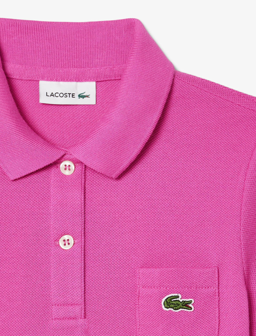 Lacoste Kız Çocuk Kısa Kollu Polo Yaka Pembe Elbise Lacoste Kız Çocuk Kısa Kollu Polo Yaka Pembe Elbise