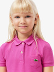 Lacoste Kız Çocuk Kısa Kollu Polo Yaka Pembe Elbise Lacoste Kız Çocuk Kısa Kollu Polo Yaka Pembe Elbise