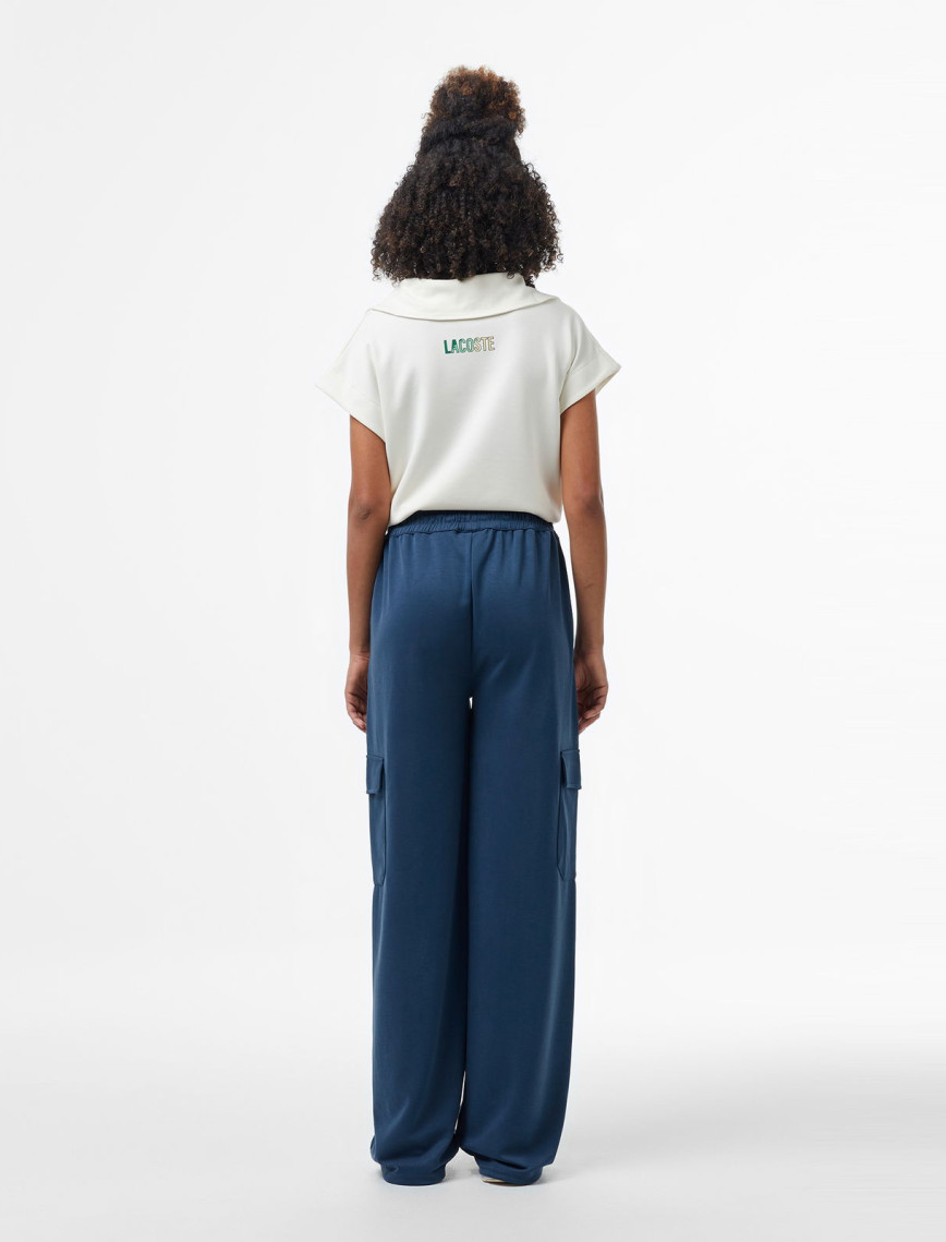 Lacoste Kadın Relaxed Fit Koyu Mavi Eşofman Altı