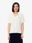 Lacoste Kadın Relaxed Fit Krem Polo
