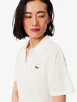 Lacoste Kadın Relaxed Fit Krem Polo
