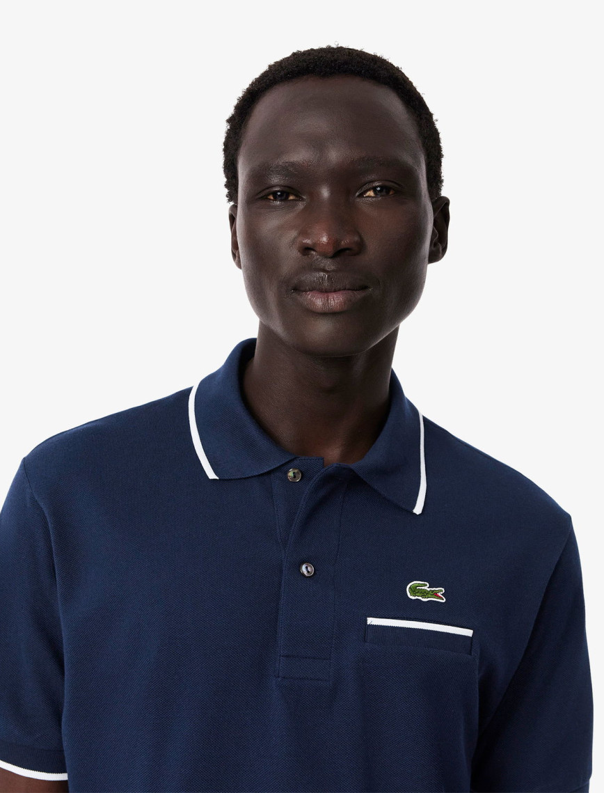 Lacoste L.12.12 Erkek Classic Fit Lacivert Polo Lacoste L.12.12 Erkek Classic Fit Lacivert Polo