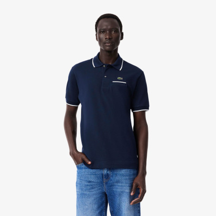Lacoste L.12.12 Erkek Classic Fit Lacivert Polo Lacoste L.12.12 Erkek Classic Fit Lacivert Polo