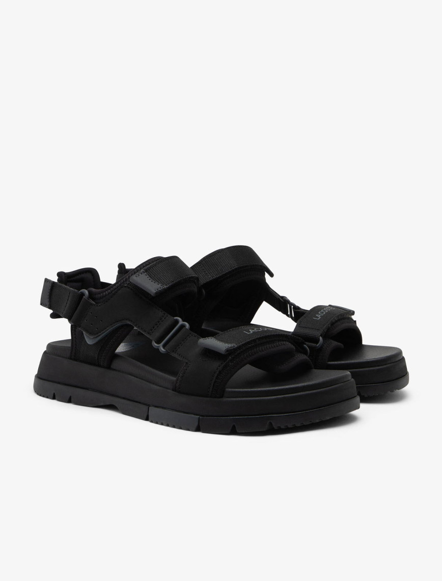 Lacoste Suruga Premium Erkek Siyah Sandalet Lacoste Suruga Premium Erkek Siyah Sandalet