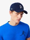 Lacoste Tennis x Novak Djokovic Erkek Bisiklet Yaka Baskılı Lacivert T-Shirt & Şapka Seti Lacoste Tennis x Novak Djokovic Erkek Bisiklet Yaka Baskılı Lacivert T-Shirt & Şapka Seti
