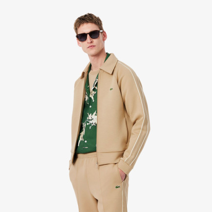 Lacoste Erkek Regular Fit Fermuarlı Bej Sweatshirt Lacoste Erkek Regular Fit Fermuarlı Bej Sweatshirt