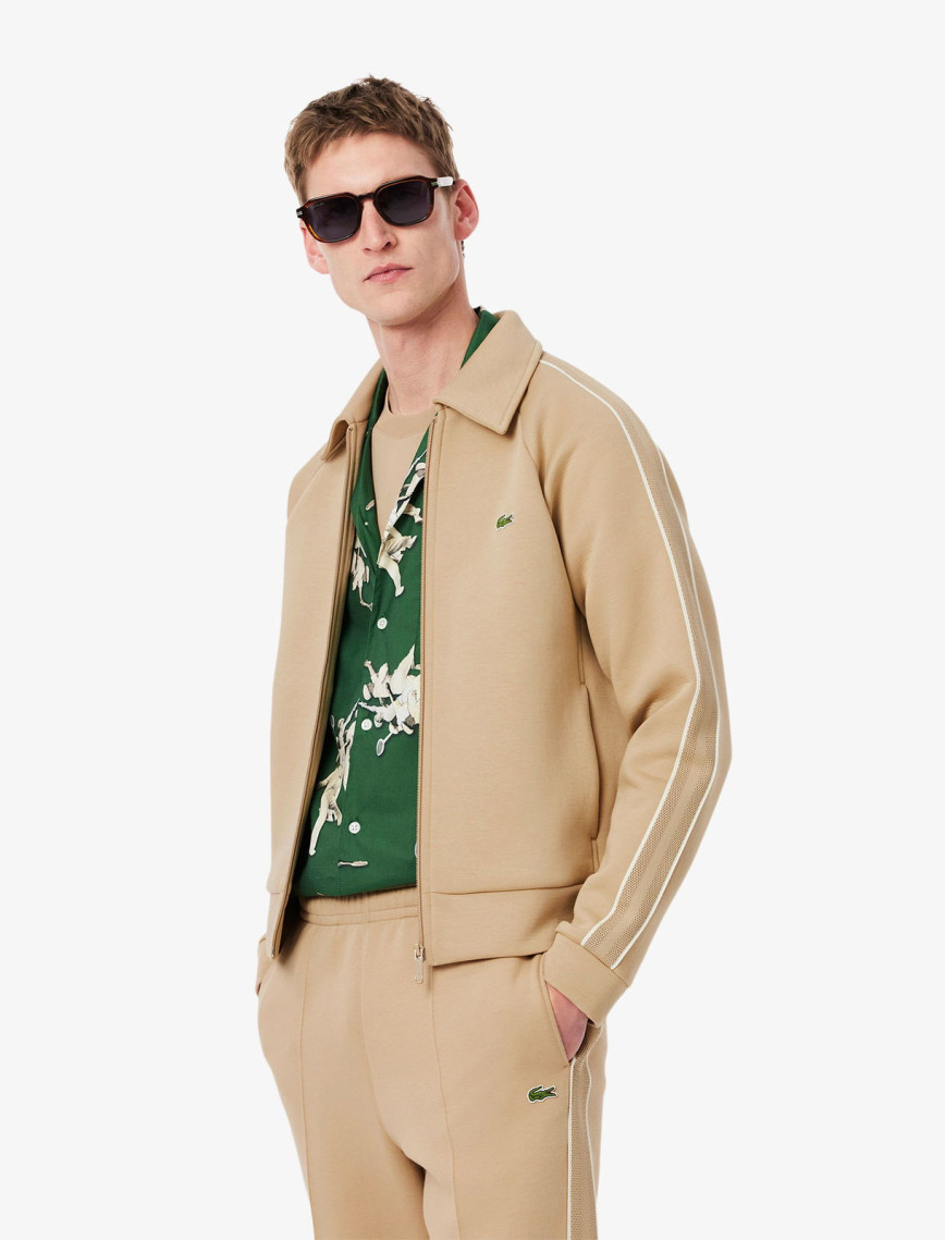 Lacoste Erkek Regular Fit Fermuarlı Bej Sweatshirt Lacoste Erkek Regular Fit Fermuarlı Bej Sweatshirt