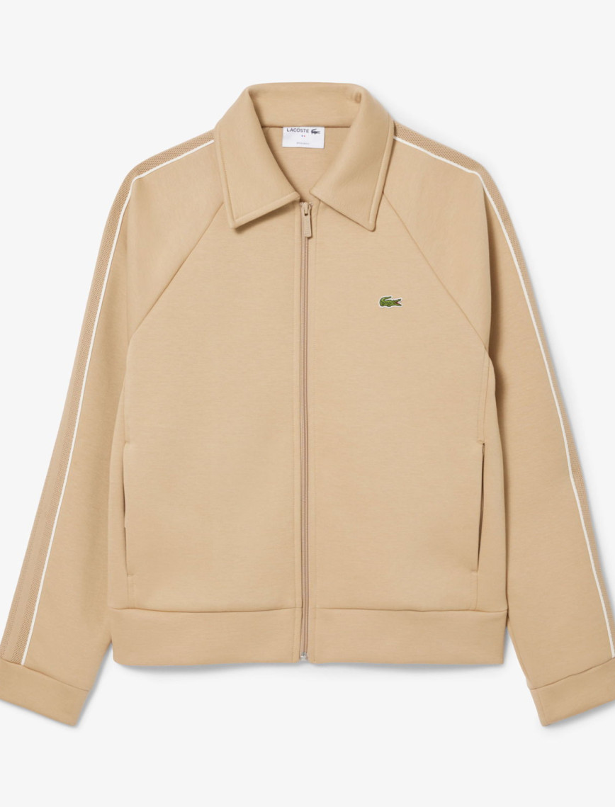 Lacoste Erkek Regular Fit Fermuarlı Bej Sweatshirt Lacoste Erkek Regular Fit Fermuarlı Bej Sweatshirt