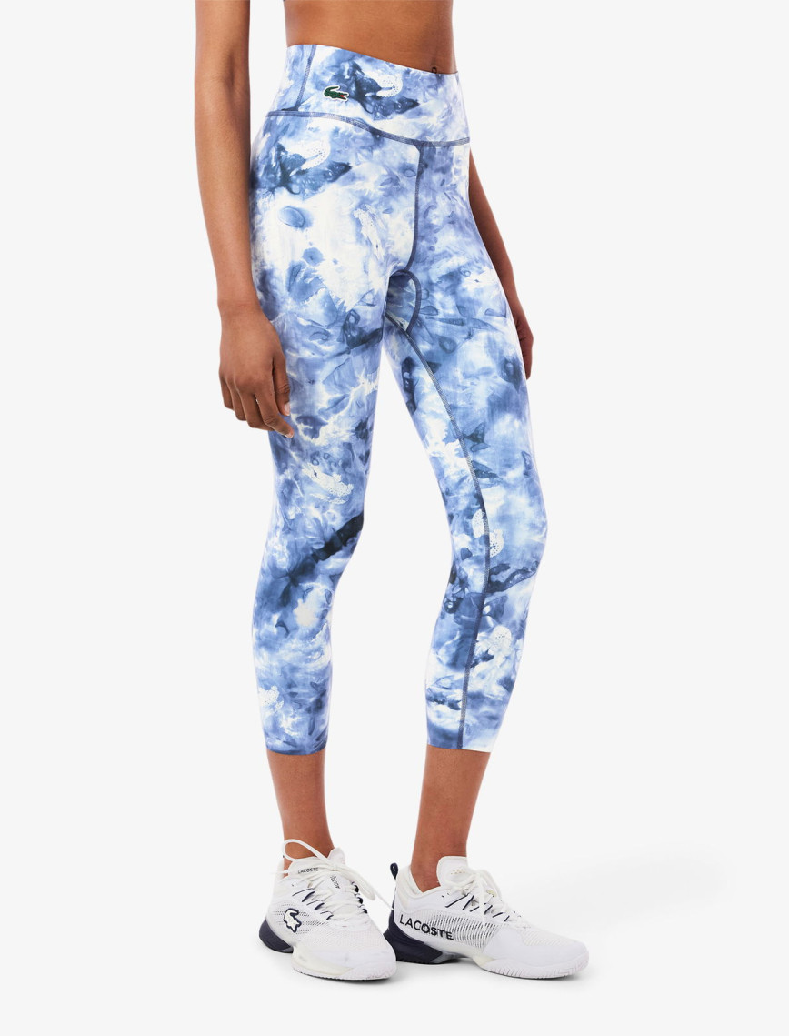 Lacoste Kadın Slim Fit Desenli Lacivert Tayt Lacoste Kadın Slim Fit Desenli Lacivert Tayt