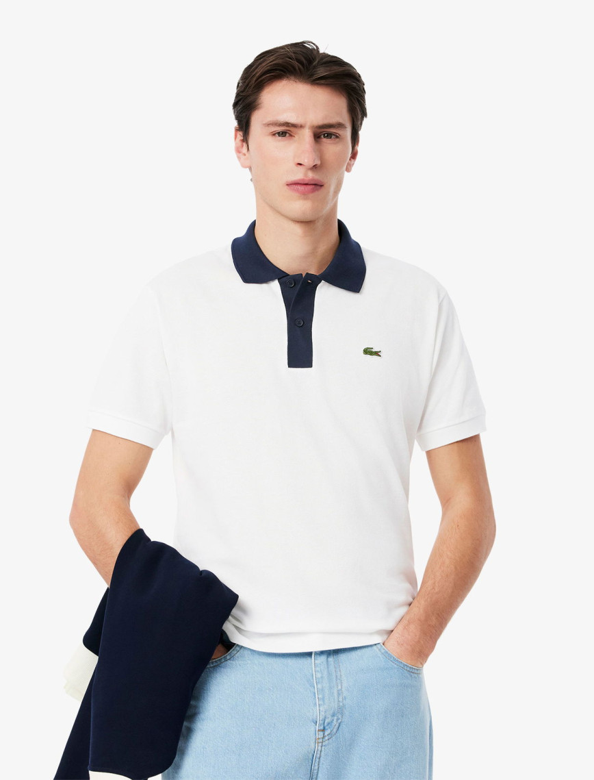 Lacoste L.12.12 Erkek Classic Fit Beyaz Polo Lacoste L.12.12 Erkek Classic Fit Beyaz Polo