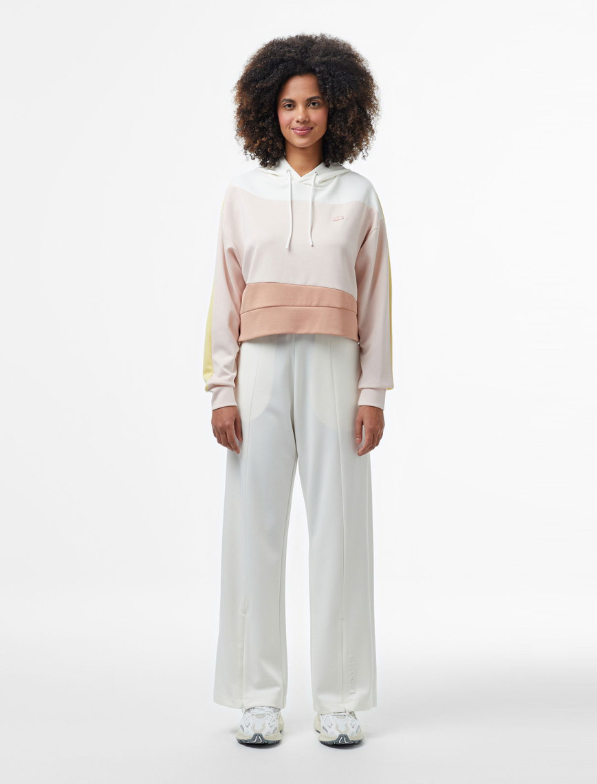 Lacoste Kadın Kapüşonlu Renk Bloklu Açık Pembe Sweatshirt Lacoste Kadın Kapüşonlu Renk Bloklu Açık Pembe Sweatshirt