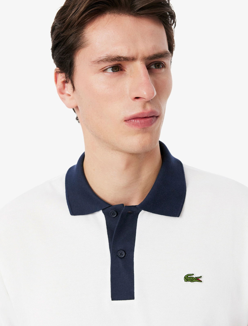 Lacoste L.12.12 Erkek Classic Fit Beyaz Polo Lacoste L.12.12 Erkek Classic Fit Beyaz Polo