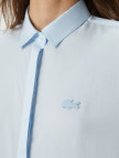 Lacoste Kadın Regular Fit Yarım Kol Açık Mavi Gömlek Lacoste Kadın Regular Fit Yarım Kol Açık Mavi Gömlek