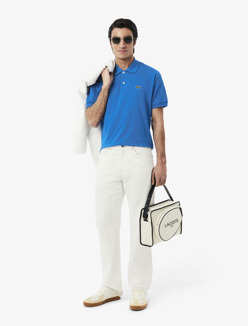 Lacoste L.12.12 Light Erkek Classic Fit Mavi Polo Lacoste L.12.12 Light Erkek Classic Fit Mavi Polo