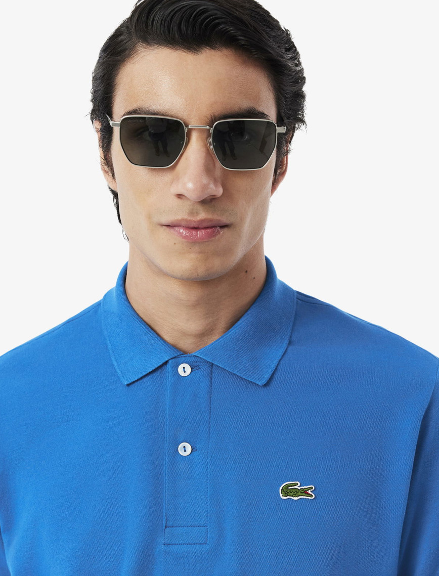 Lacoste L.12.12 Light Erkek Classic Fit Mavi Polo Lacoste L.12.12 Light Erkek Classic Fit Mavi Polo