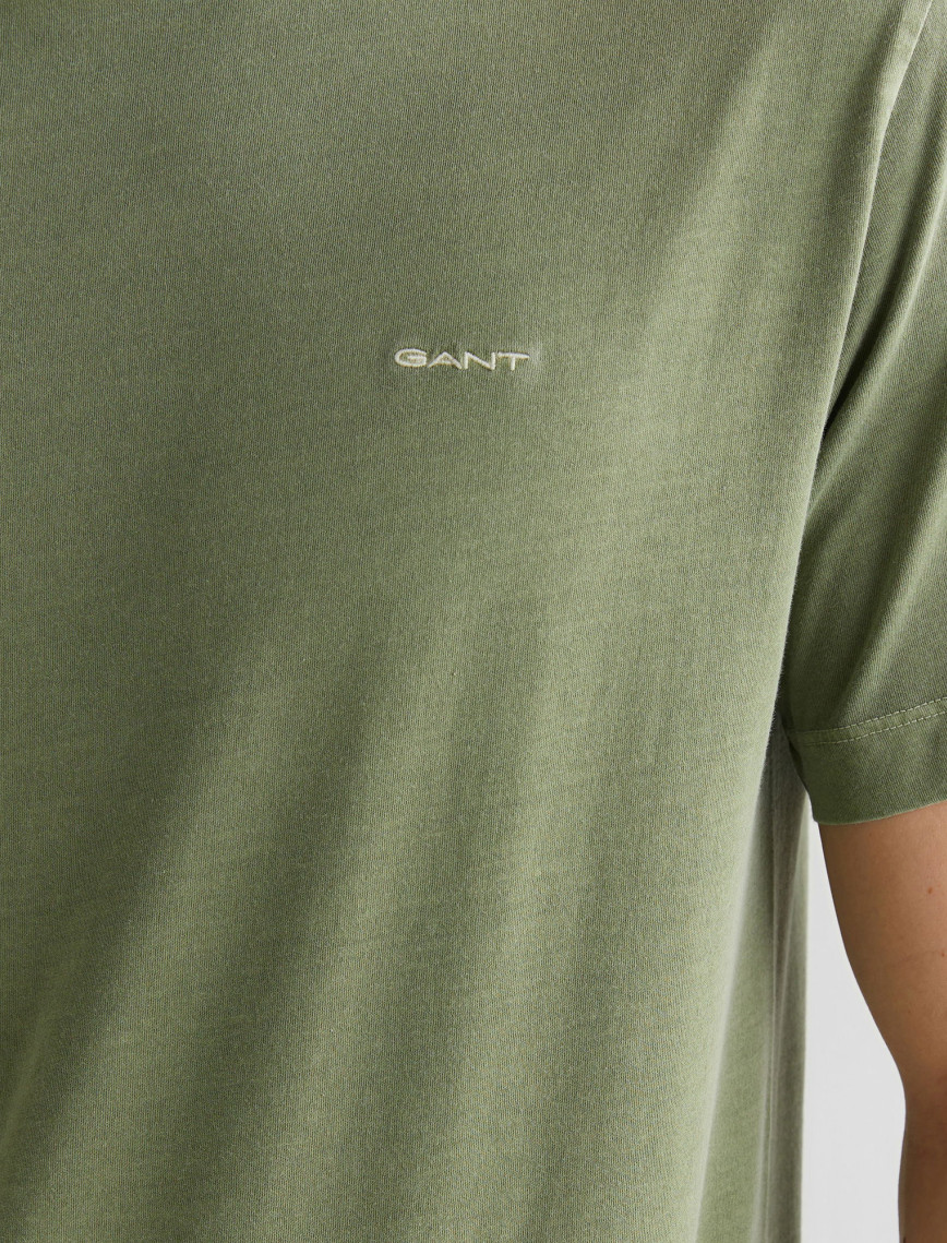 GANT Erkek Yeşil Regular Fit Bisiklet Yaka T-Shirt GANT Erkek Yeşil Regular Fit Bisiklet Yaka T-Shirt