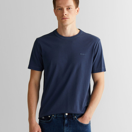 GANT Erkek Lacivert Regular Fit Bisiklet Yaka T-Shirt GANT Erkek Lacivert Regular Fit Bisiklet Yaka T-Shirt