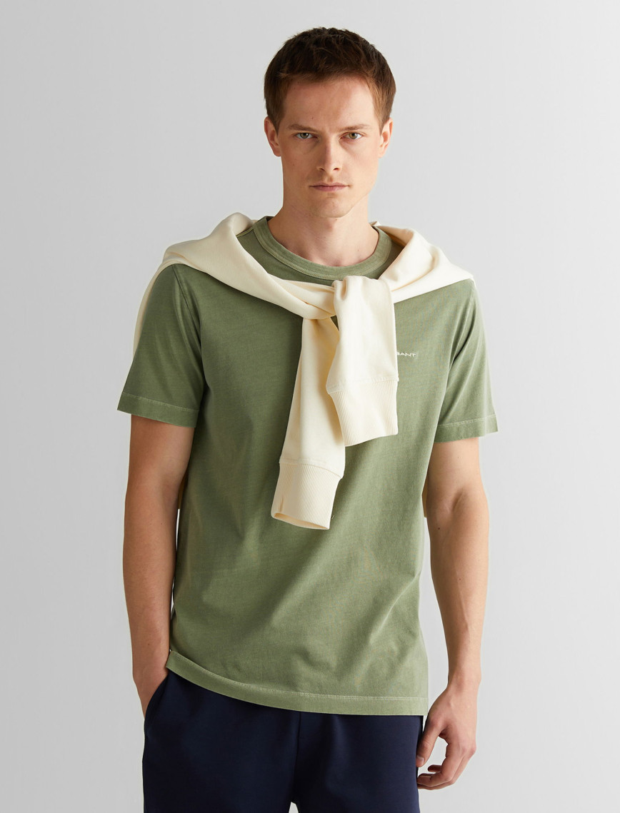 GANT Erkek Lacivert Regular Fit Bisiklet Yaka T-Shirt GANT Erkek Lacivert Regular Fit Bisiklet Yaka T-Shirt