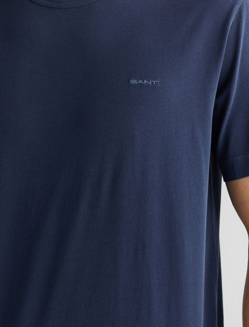 GANT Erkek Lacivert Regular Fit Bisiklet Yaka T-Shirt GANT Erkek Lacivert Regular Fit Bisiklet Yaka T-Shirt
