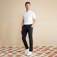 Brooks Brothers İçten Bağcıklı Performans Erkek Siyah Pantolon Brooks Brothers İçten Bağcıklı Performans Erkek Siyah Pantolon