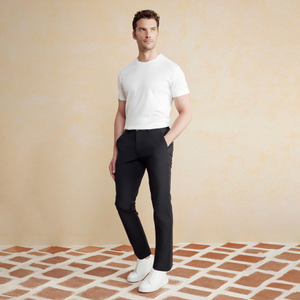 Brooks Brothers İçten Bağcıklı Performans Erkek Siyah Pantolon Brooks Brothers İçten Bağcıklı Performans Erkek Siyah Pantolon