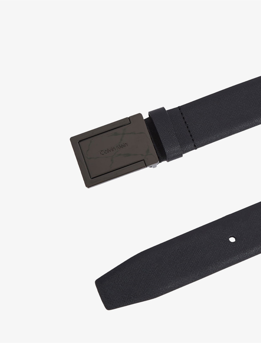 Calvin Klein Formal Plaque Erkek Siyah Kemer Calvin Klein Formal Plaque Erkek Siyah Kemer
