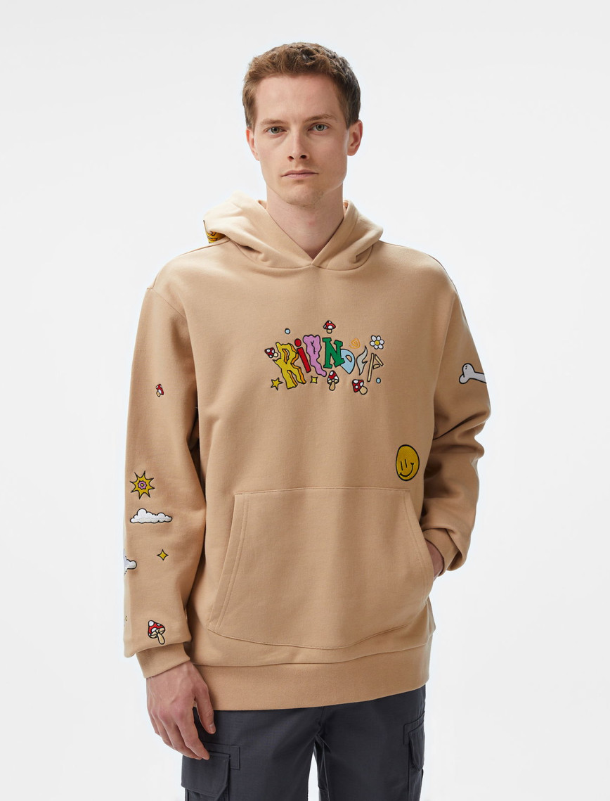 Ripndip Broken Down Erkek Kahverengi Hoodie